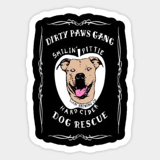 Dirty Paws Gang Hard Cider Sticker